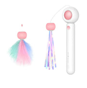 Geri Çekilebilir Esnek Kedi Değnek Oyuncağı